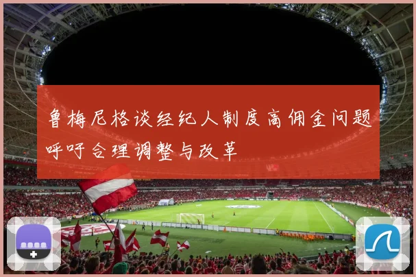鲁梅尼格谈经纪人制度高佣金问题呼吁合理调整与改革